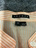 Theory Orange 3/4 Sleeve Silk Top Size M - photo 7