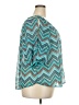 Eyeshadow 100% Polyester Teal 3/4 Sleeve T-Shirt Size 2X - photo 4