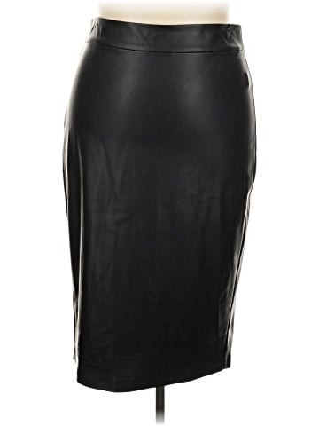 Universal Standard Faux Leather Skirt (view 1)
