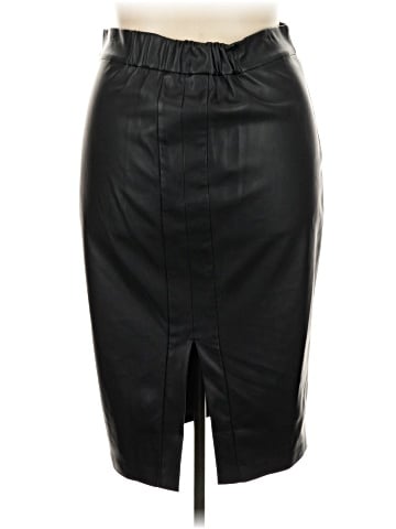 Universal Standard Faux Leather Skirt (view 2)