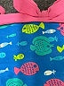 Wave Zone Print Blue One Piece Swimsuit Size 6-9 mo - photo 3