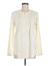 Lands' End Ivory Long Sleeve Blouse Size M - photo 1