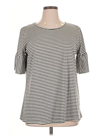 Tickled Teal Short Sleeve Top (view 1)