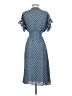 Max Studio 100% Polyester Polka Dots Blue Casual Dress Size S - photo 2