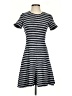 Theory Stripes Gray Casual Dress Size 4 - photo 1