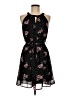 Unbranded 100% Polyester Floral Black Casual Dress Size M - photo 1