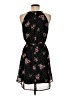 Unbranded 100% Polyester Floral Black Casual Dress Size M - photo 2
