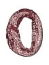 Unbranded Paisley Burgundy Scarf One size - photo 1