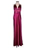 Xscape Burgundy Cocktail Dress Size 4 - photo 1