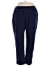 Catherines Solid Blue Casual Pants Size 3X - photo 1