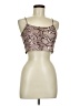 Shein 100% Polyester Brown Tank Top Size 6 - photo 1