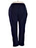 Catherines Solid Blue Casual Pants Size 3X - photo 2