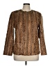 Alfred Dunner 100% Polyester Animal Print Gold Jacket Size 16 - photo 1