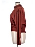 Parker 100% Polyester Burgundy Long Sleeve Blouse Size XL - photo 5