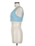 showpo 100% Polyester Blue Sleeveless Top Size 6 - photo 5