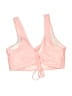 LPA Solid Pink Swimsuit Top Size M - photo 2