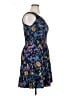 Lapis 100% Rayon Paisley Blue Casual Dress Size XL - photo 4