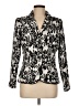 Jackie Jon 100% Polyester Print Ivory Blazer Size 8 - photo 1