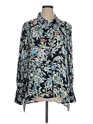 Reiss Long Sleeve Blouse (view 1)
