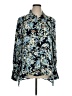 Reiss 100% Viscose Floral Blue Long Sleeve Blouse Size 14 - photo 1