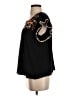 THML 100% Cotton Black Short Sleeve Blouse Size S - photo 5