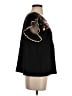 THML 100% Cotton Black Short Sleeve Blouse Size S - photo 4