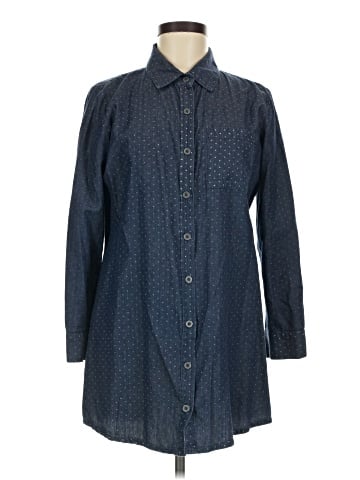En Creme Long Sleeve Button-Down Shirt (view 1)
