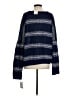 Free People Stripes Blue Wool Pullover Sweater Size S - photo 2