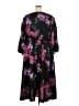Maison Tara Floral Black Casual Dress Size 24w - photo 2