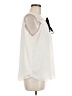 Ann Taylor LOFT 100% Polyester Ivory Sleeveless Blouse Size M - photo 4