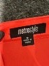 Metrostyle Solid Orange Casual Dress Size 8 - photo 7