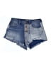 Rewash 100% Cotton Blue Denim Shorts Size 7 - photo 1