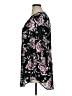 Torrid 100% Polyester Floral Black 3/4 Sleeve Blouse Size 1X Plus (1) - photo 5