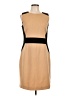 Chadwicks Color Block Tan Casual Dress Size 10 - photo 1