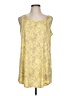 Logo Layers Yellow Casual Dress Size L - photo 1