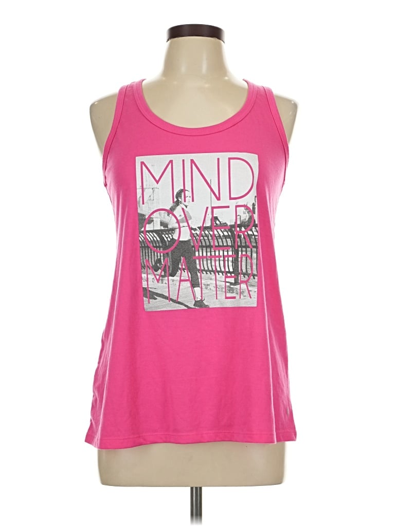 Pre-owned Danskin Now Active Tank Top In Pink