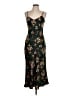 Lost + Wander 100% Polyester Floral Green Casual Dress Size L - photo 1