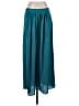 Laundry by Shelli Segal 100% Polyester Solid Teal Silk Skirt Size S - photo 1
