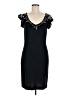 St. John Black Cocktail Dress Size 6 - photo 1