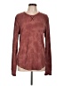 Guess Burgundy Long Sleeve Top Size L - photo 1