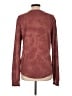 Guess Burgundy Long Sleeve Top Size L - photo 2