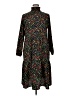 Boohoo 100% Polyester Print Black Casual Dress Size 14 - photo 1