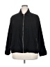 Links Solid Black Track Jacket Size 2X - photo 1