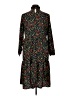 Boohoo 100% Polyester Print Black Casual Dress Size 14 - photo 2