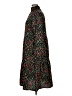 Boohoo 100% Polyester Print Black Casual Dress Size 14 - photo 5