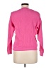 J.Crew 100% Cotton Solid Pink Pullover Sweater Size M - photo 2