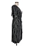 Max Studio Paisley Black Cocktail Dress Size L - photo 4