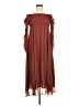 o.p.t Brown Burgundy Casual Dress Size M - photo 1