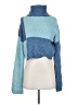 Wild Fable Color Block Blue Turtleneck Sweater Size XS - photo 1
