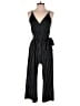 Kaileigh Stripes Black Jumpsuit Size S - photo 1
